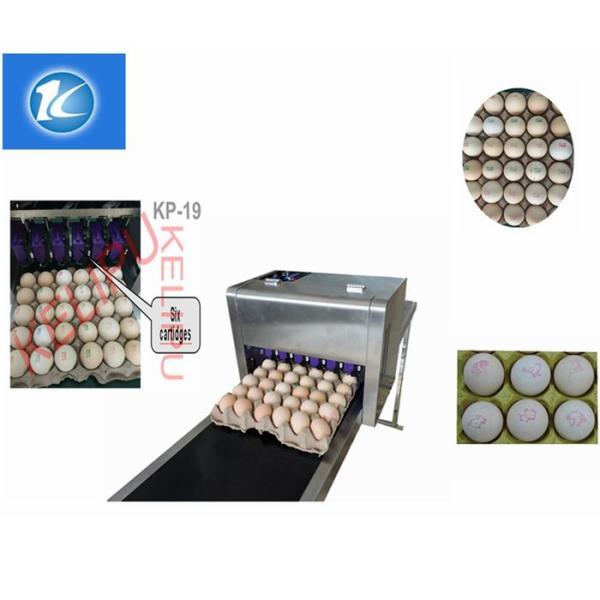 Cheap High Output Egg Inkjet Coding Printer Automatically Updated For Time Characters for sale