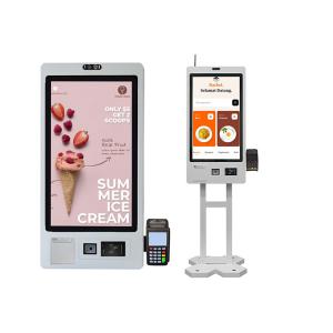 China Pos Payment Terminal Kiosk Touchscreen Cash Boutique Self Serve Ordering Kiosk on sale