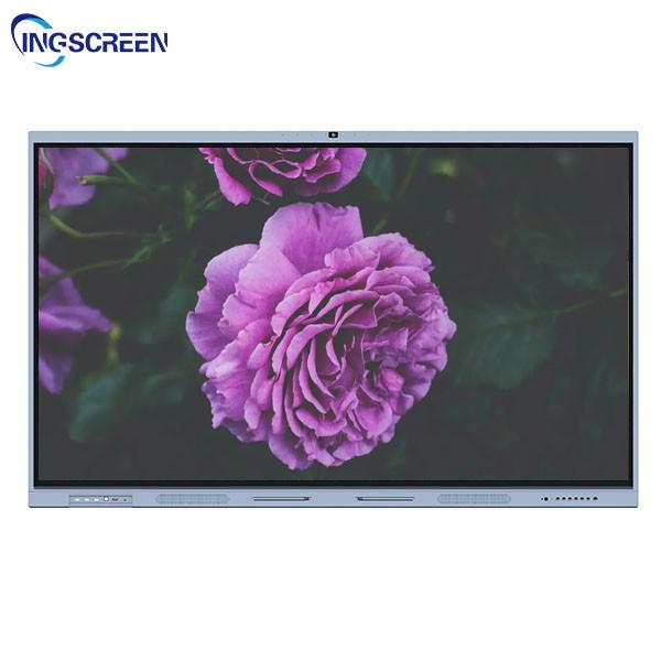 Cheap Multitouch Infrared Interactive Flat Panel Display For Classroom 65 75 86in for sale