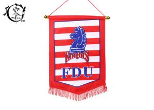 China NCAA FDU Knights Multicultural Flag Banners Size 9 x 15'' Polyester Sublimation Printed on sale