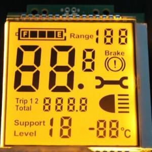 Best 2.8V-5.5V TN LCD Display / Temperature Segment Code LCD Electronic Display wholesale