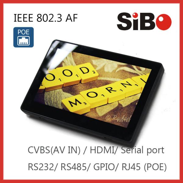 Cheap 7 inch Android 4.4 OS Qcta core IPS tablet with RS232 RS485 for industrial smart control for sale