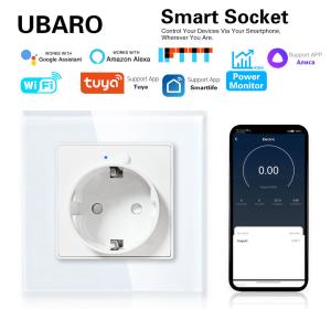 WIF Smart Power Outlet Remote Control Zigbee Outlet Socket Power Monitoring