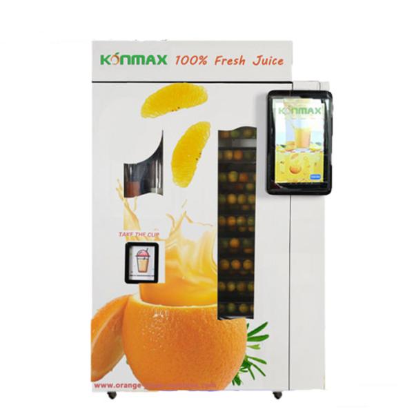 Cheap Coin Operated Automatic Fresh Juice Vending Machine For Shopping Mall for sale