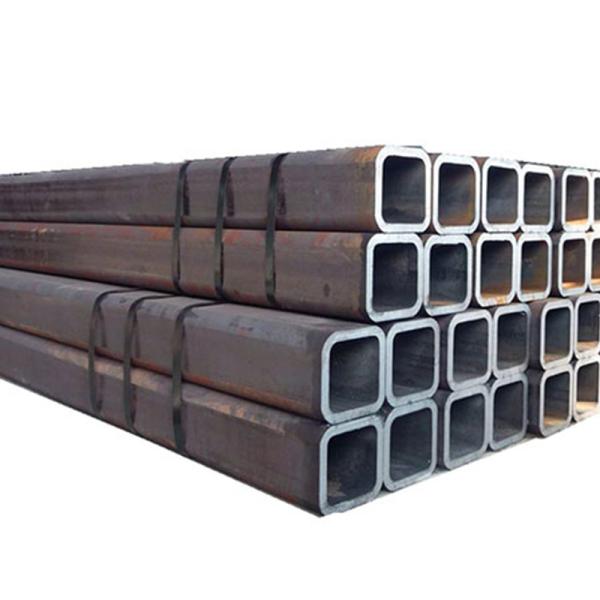 Cheap Black Seamless Steel Pipes Square Shape Hot Rolled Steel Pipe Long Lasting for sale