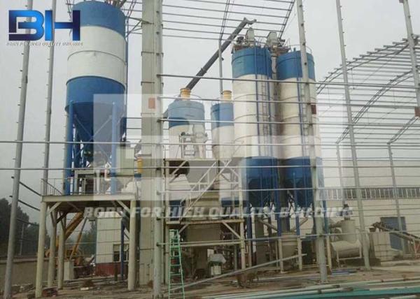 Cheap Automatic Dry Mortar Production Line 80 - 100 T/H With Twin Shaft Paddle Mixer for sale