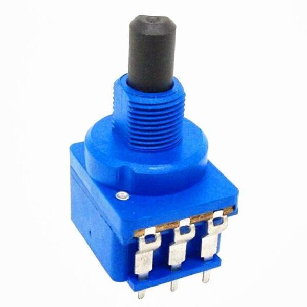 Cheap Solder Terminal Dimmer Carbon Composition Potentiometer SPDT With Push Switch for sale