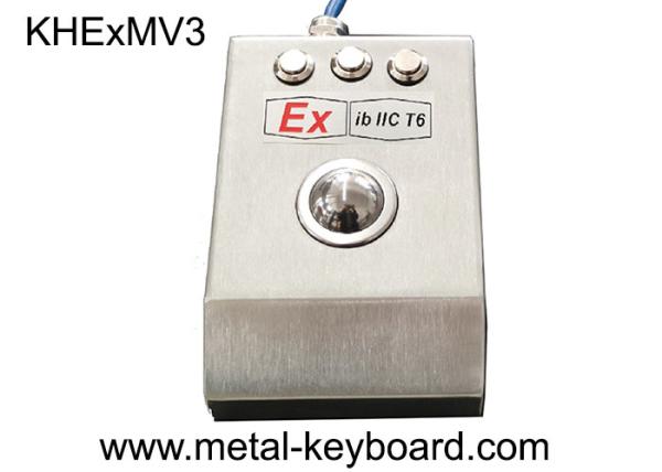 Cheap Desktop Explosion Proof Trackball Mouse 3 Keys Ex IbIIC T6 Protection Level for sale