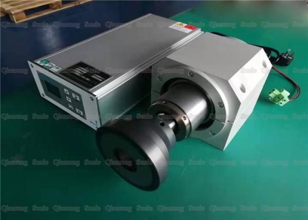 Seamless Fabric Ultrasonic Stitching Machine With Rotate Wheel Working