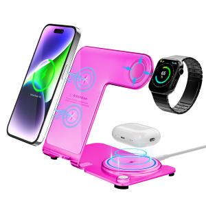 Best 9V-2A (QC Or PD) Input Compact Wireless Charger With And Type-C Port Conversion Efficiency Normal Charging ≥ 70% wholesale