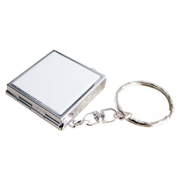 Cheap Blank Sublimation Keychain Mirror compact mirrors for sublimation printing for sale