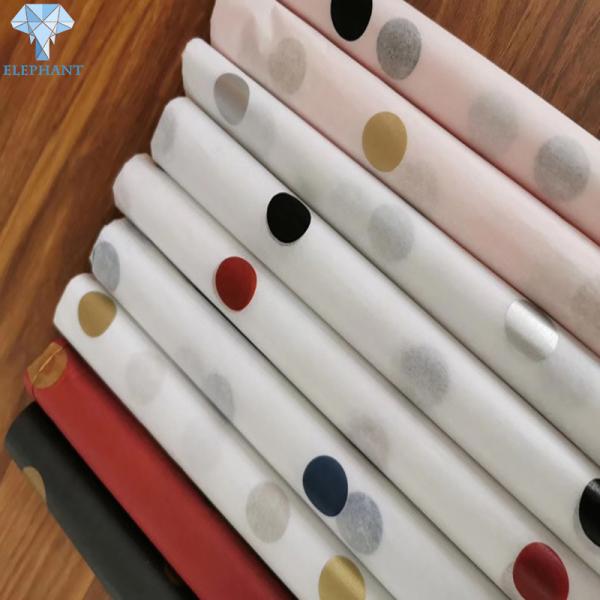 Cheap Biodegradable Recycled Tissue Paper For Packing Gold Foil Stamping for sale