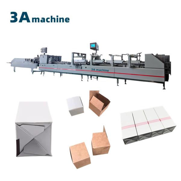 Cheap CQT 650JYG Crash Lock Bottom Box Folder-Gluer 650 with Pre-Folding and Crash-Lock Bot Automatic Folder Gluer Fold Glu Machine for sale