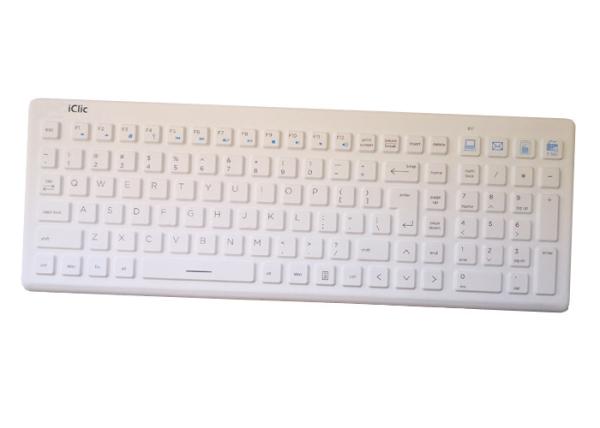 Cheap 5VDC 2.4G IP65 Washable Wireless Medical Keyboard Numeric Key for sale