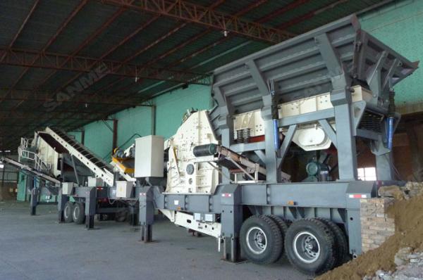 Cheap Width 3110mm Metallurgy 450t/H Mobile Impact Crusher for sale