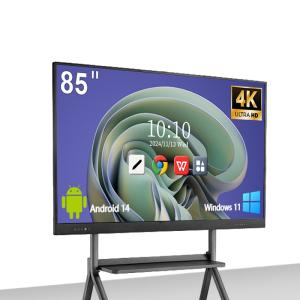 China 4k Interactive Whiteboard Multi Touchscreen Electronic Interactive Touch Panel For School on sale