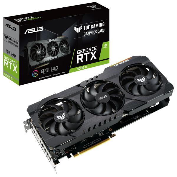 Cheap PCI Express GPU Graphic Card ASUS TUF GeForce RTX 3060Ti OC 8GB 256Bit GDDR6 240W for sale