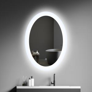 China LED Digital Clock Bathroom Mirror LED Shatter Resistant Personalized Aesthetic on sale
