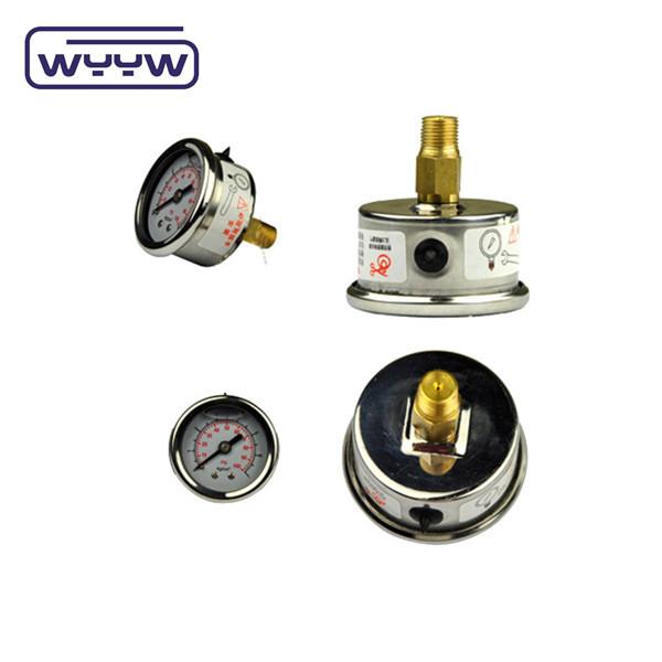 Cheap Glycerine Filled Pressure Gauge Manometer OEM ODM OBM Customized for sale