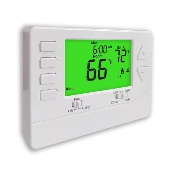 Cheap 5 / 1 / 1 Programmable Heating Cooling HVAC Thermostat For Home for sale