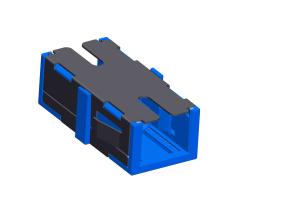China Ceramic Sleeve Fiber Optic Adapter With Shutter Standard IEC Size Low Insertion Loss on sale