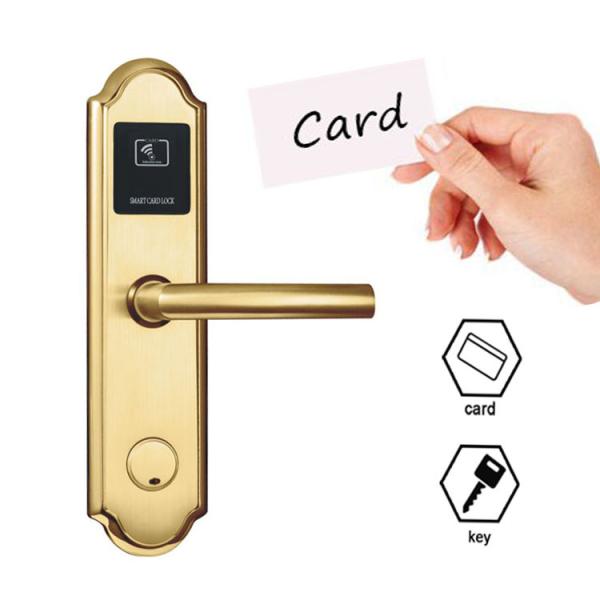 Cheap MF1 Security Electronic Key Card Door Locks Sus304 Free Management Software for sale