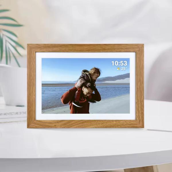 Cheap Smart WiFi Digital Photo Frame 10.1 Inch IPS LCD Touch Screen Video Advertising Machine for sale
