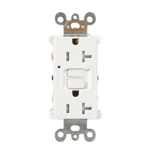 125V 20A Slim GFCI Electrical Outlet Self Test Grounding Fault Interruptor
