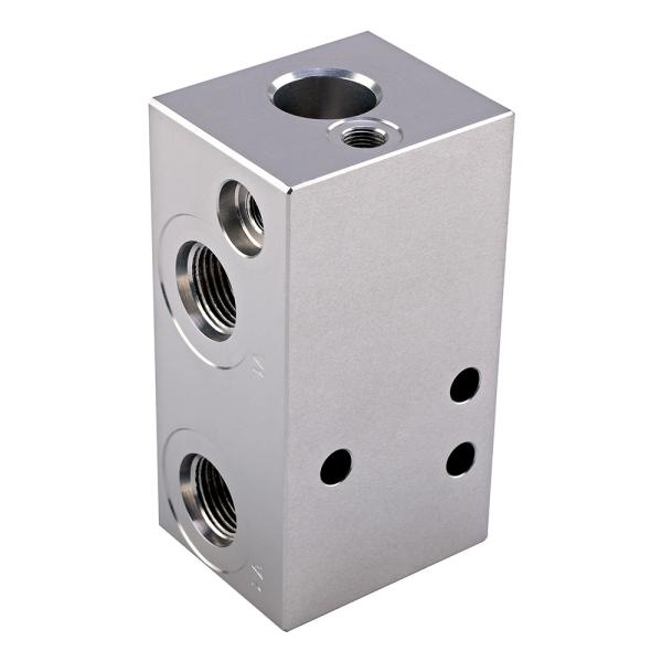 Cheap 60L/min Hydraulic Valve Block CNC Turning Miling Aluminum Processing Service for sale