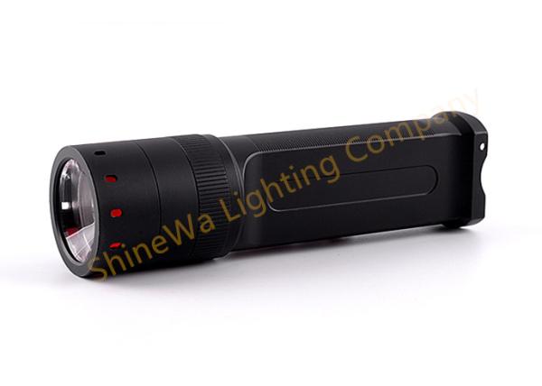 Cheap Zoomable Tactical Rail Mount Flashlight , Rechargeable Tactical Flashlight for sale