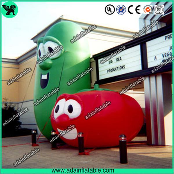Cheap Inflatable Vegetable Character Advertising Inflatable Bean Inflatable Tomato Replica for sale