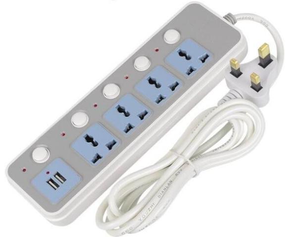 Cheap Multi - Function Mountable Power Strip Independent Switch Plug - In Smart USB Plug - In Tow Board for sale