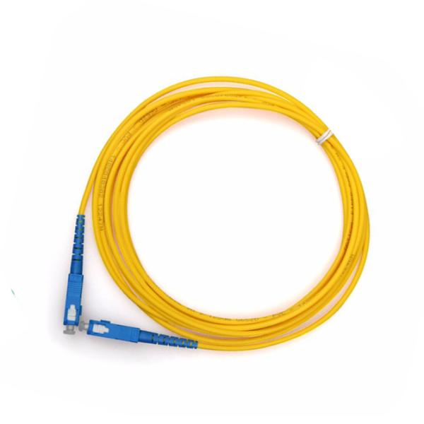 Cheap UPC SC Patch Cord Single Mode Simplex 2.0 / 3.0 G652D G657A for sale