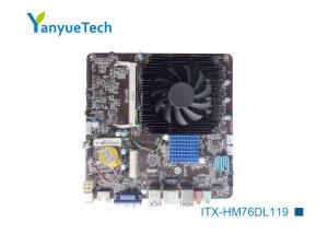 Best ITX-HM76DL119 HM76 Chipset Mini ITX Motherboard / Motherboard Mini Itx Intel 2nd 3rd Generation wholesale