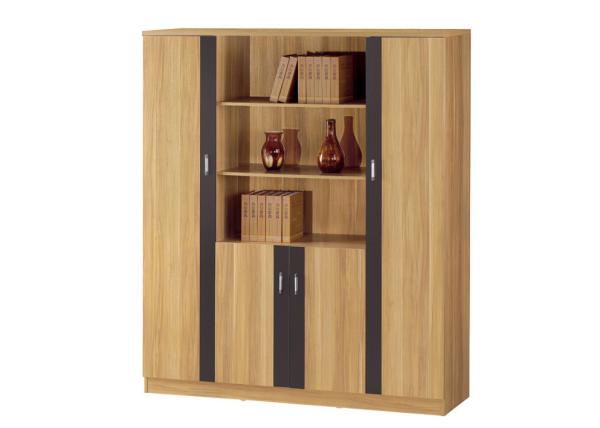 Cheap Particle Board Office File Cabinets Anti Scratch Surface 4 Door Credenza for sale
