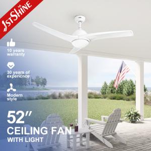 China 230V 50HZ Remote Control Ceiling Fan With Led Color Changing Light on sale
