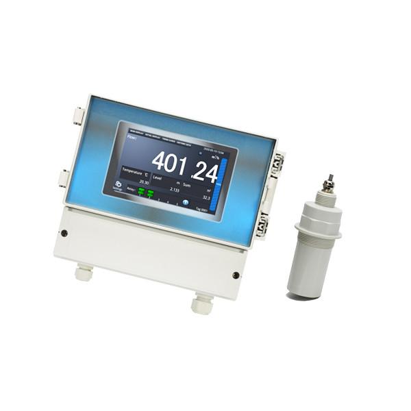 Cheap UOC Serial RS485 and data storage Ultrasonic Open Channel Flow Meter For Parshall Flume for sale