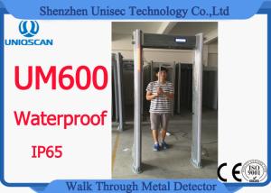 Oval Shaped Walk Through Metal Detector With Anti Interference Function