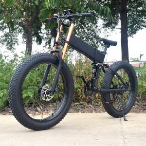 Best Large Fork Full Suspension E Mtb 26inch Fat Wheel Electric Bicycle wholesale