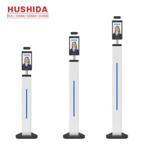 China 8 Inch Contactless Face Recognition Thermometer Terminal Anti Counterfeiting on sale