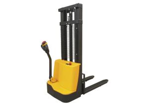 China Precision Walkie Pallet Stacker , Electric Stacker Forklift With Curtis Controller on sale