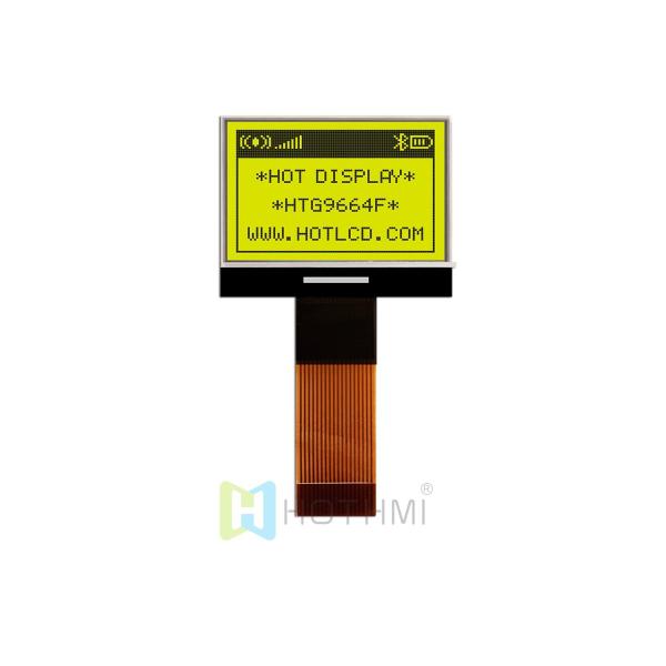 Cheap 1.1" 96X64 Graphic COG LCD | STN+ Display | 3.0V with Yellow-Green Backlight | Arduino | ST7549 for sale