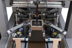 Durable Corner Pasting Machine , Food Box Machine High Efficiency