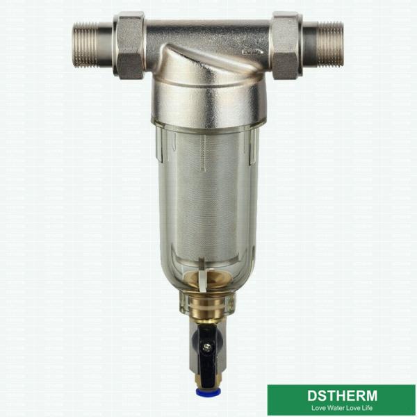 Cheap Brass Nickel Plated Remove Rust Water Purifier Pre Filter for sale