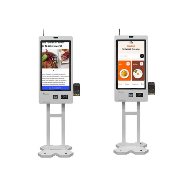 Cheap Scan Code Touch Screen Computer Kiosk Machine Restaurant Standing Touch Screen Kiosk for sale