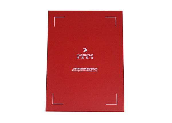 Cheap Custom Lid-Off Box Protective Varnish Rigid Packaging Red Box for sale