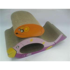 Free Catnip Cardboard Cat Scratcher Two Sided Surface Provides Long Lifespan