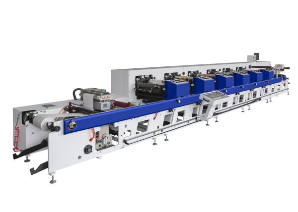 Cheap Roll To Roll Flexo Printing Machine Servo Motor Controlled for sale