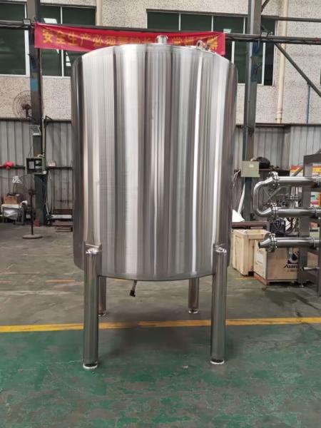 Steam Jacketed and Insulated Stainless Steel Mixing Tank, Vertical Manual /