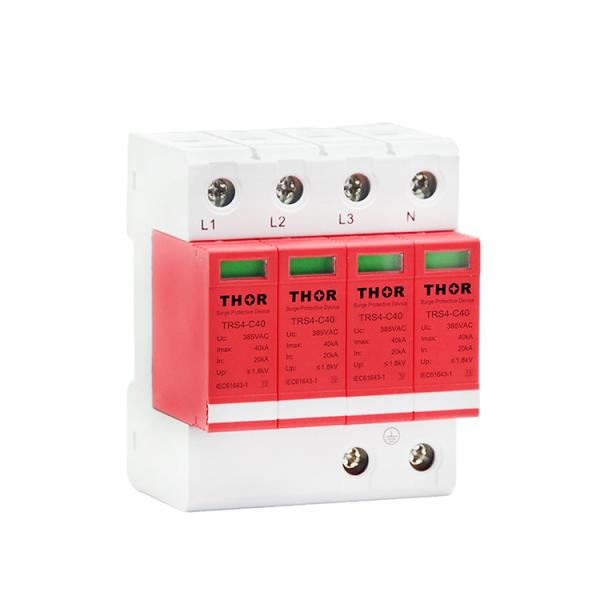 Cheap Power surge voltage protection 40KA house lightning arrester surge protector device for sale
